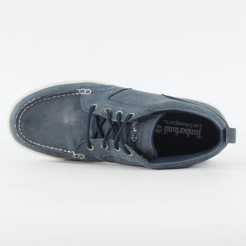 Mens Timberland EK Newmarket Chukka 6436A Dark Blue Leather Lace Up Casual Boots