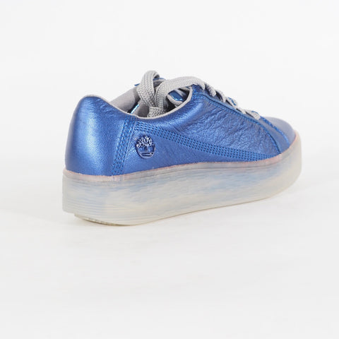 Womens Timberland Marblesea A252R Blue Leather Lace Up Casual Walking Trainers