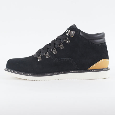 Mens Timberland Newmarket Hiker A17BY Black Leather Lace Up Casual Boots