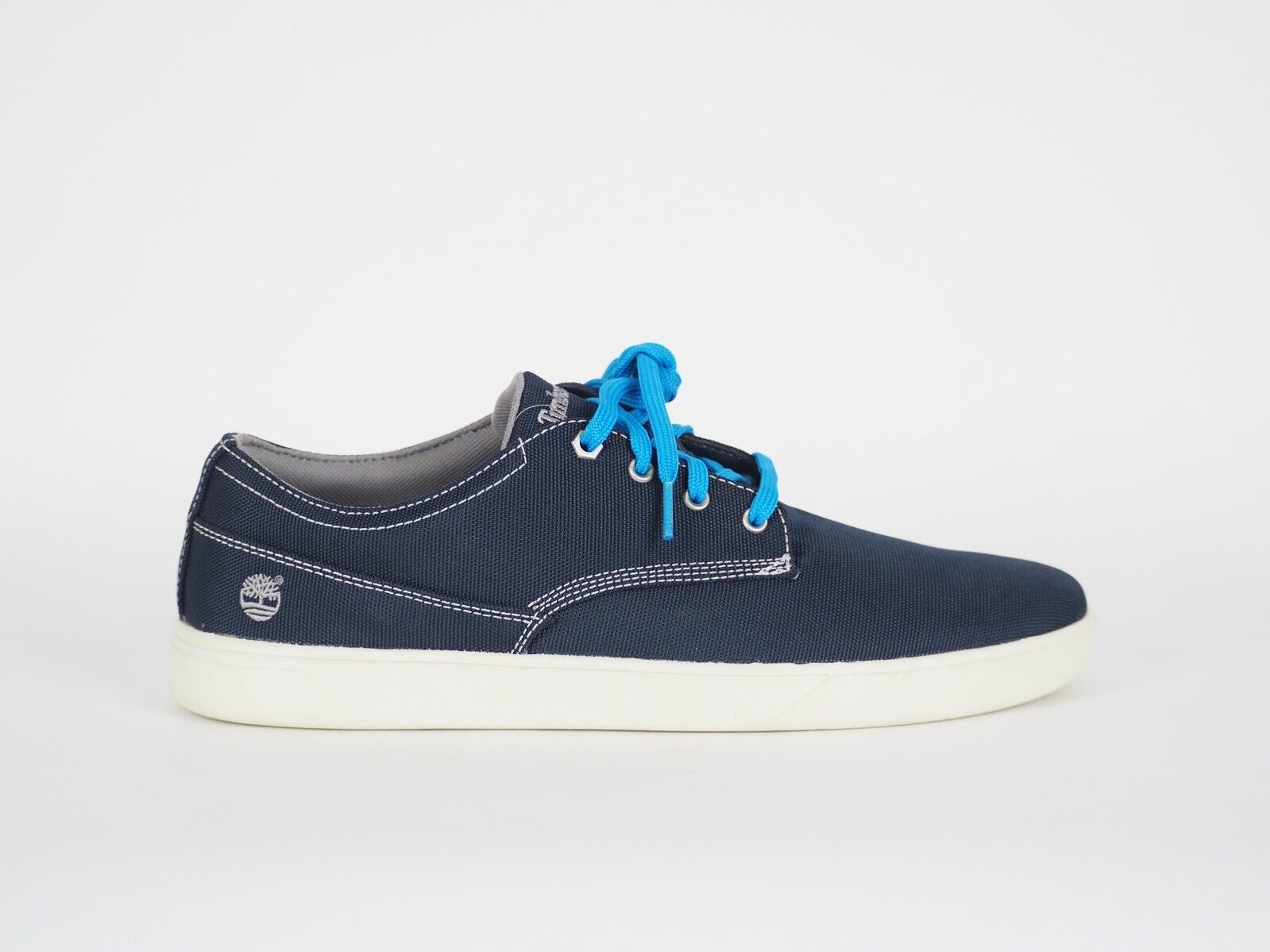 Mens Timberland EK Madbury Ox 6758A Fabric Navy Blue Casual Lace Up Low Trainers