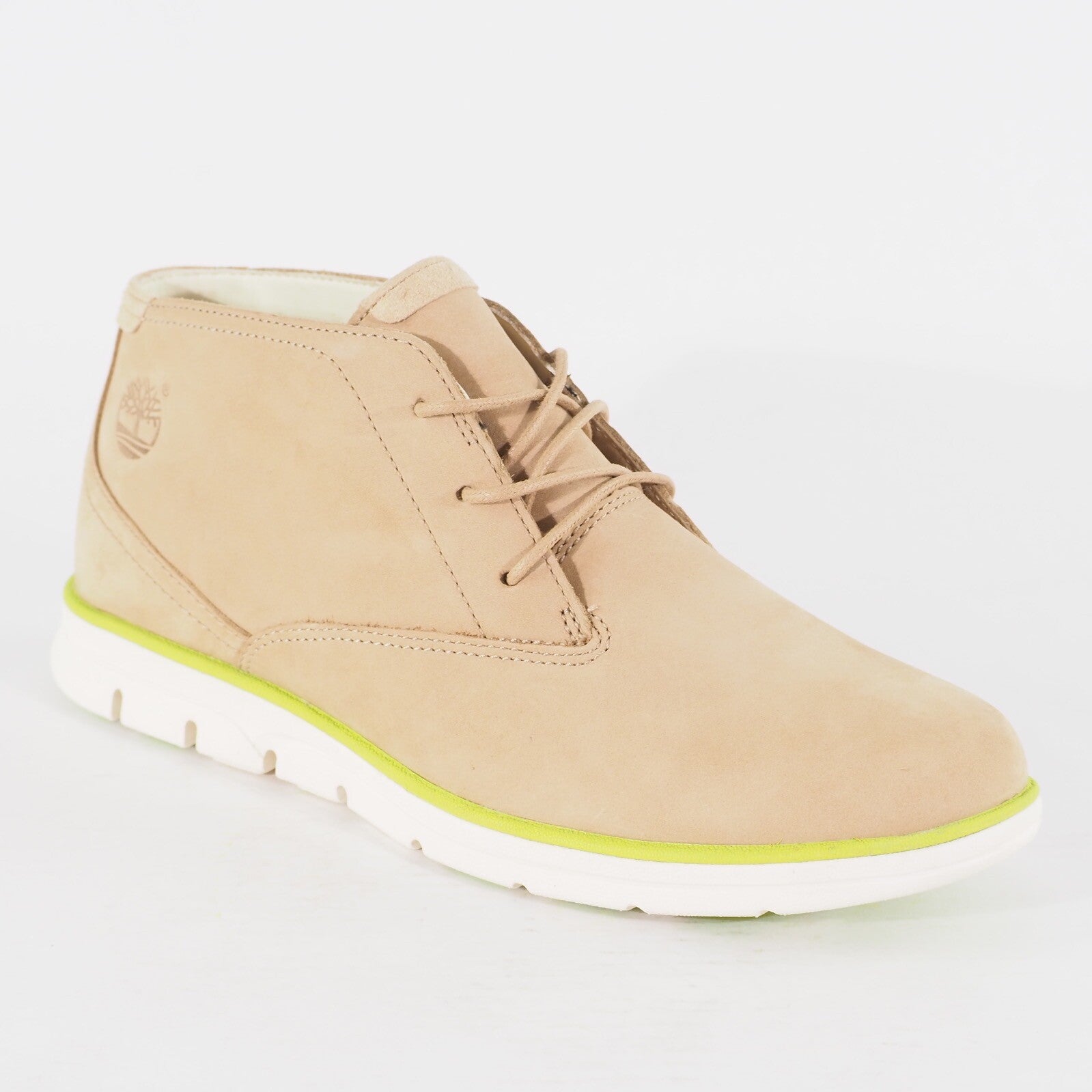 Mens Timberland Earthkeepers Sensorflex A1119 Beige Leather Lace Walking Shoes