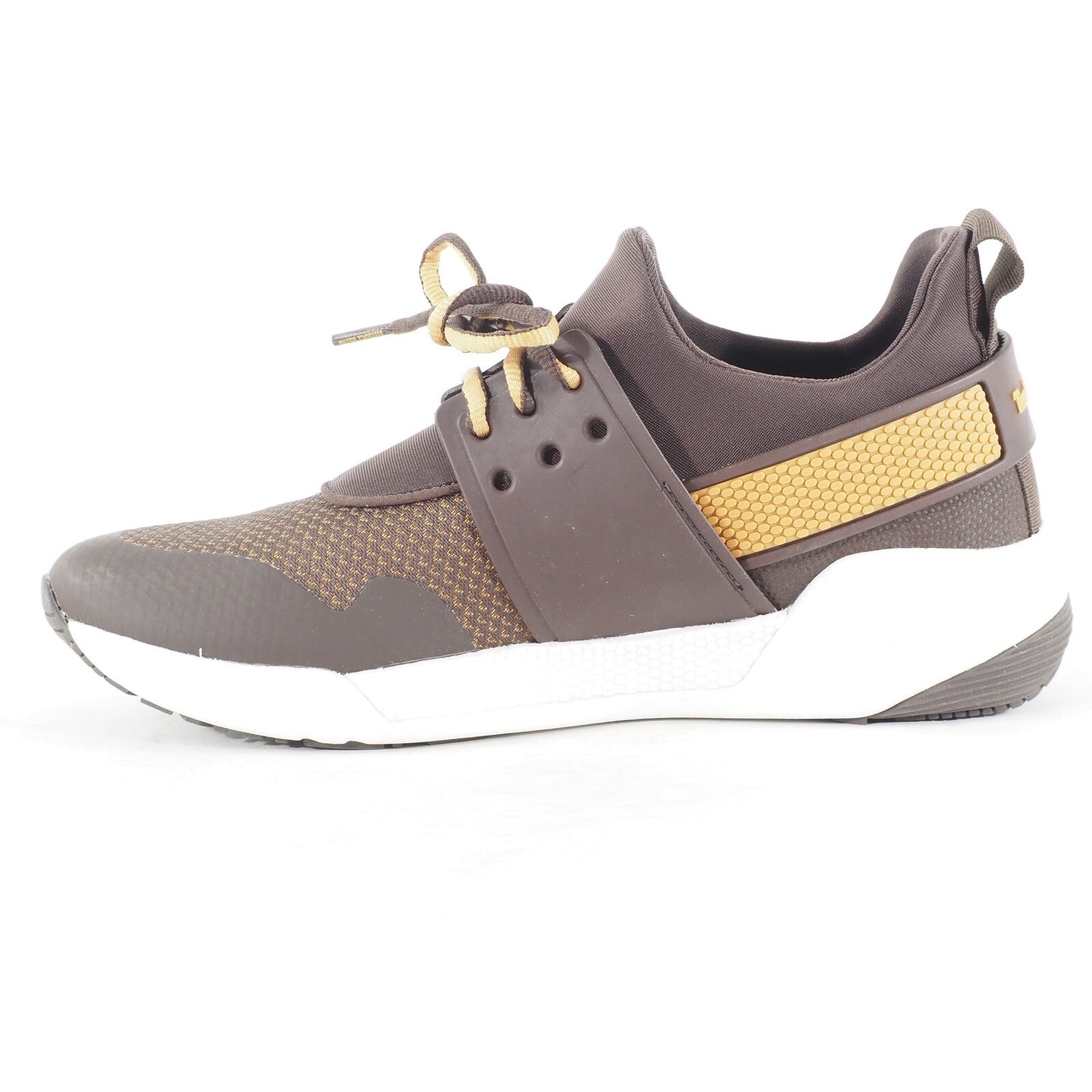 Womens Timberland Kiri Up Knit A1NWC Brown Textile Lace Casual Walking Trainers