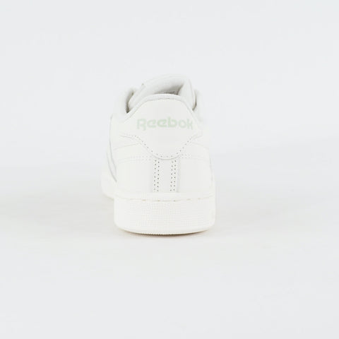 Womens Reebok Club C 85 HQ0947 White Leather Casual Lace Up Sports Trainers