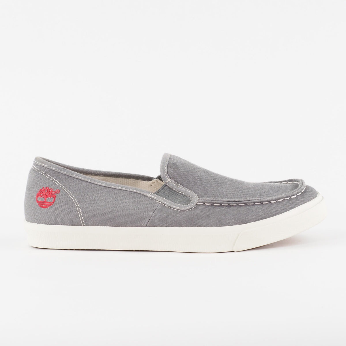 Mens Timberland Ek Hookset Camp 9324B Grey Casual Slip On Comfort Walking Shoes