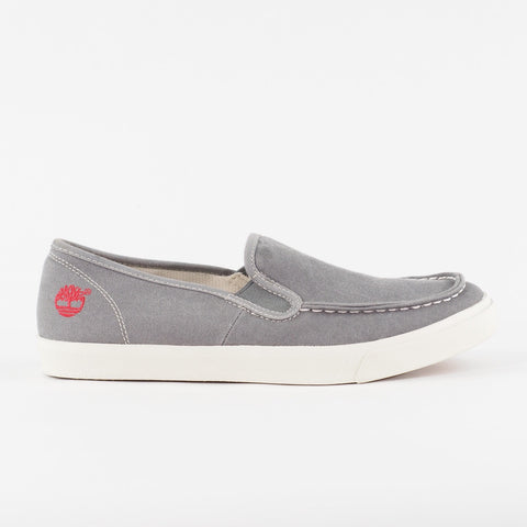 Mens Timberland Ek Hookset Camp 9324B Grey Casual Slip On Comfort Walking Shoes