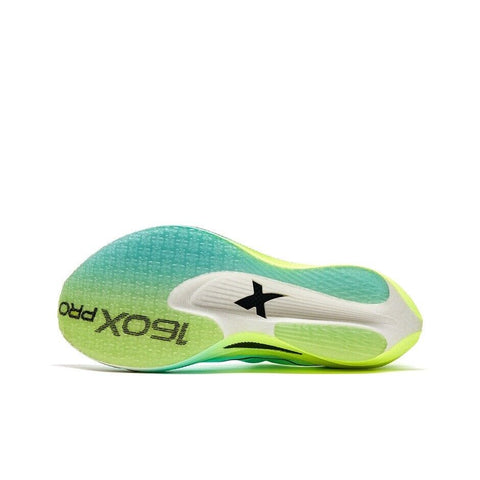 Mens Xtep Ace 160X Pro Mesh Professional Marathon Running Light Blue Shoes  