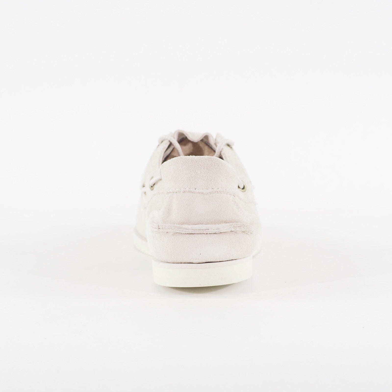 Womens Timberland Classic A1HNL Off White Leather Lace Up Casual Boat Shoes