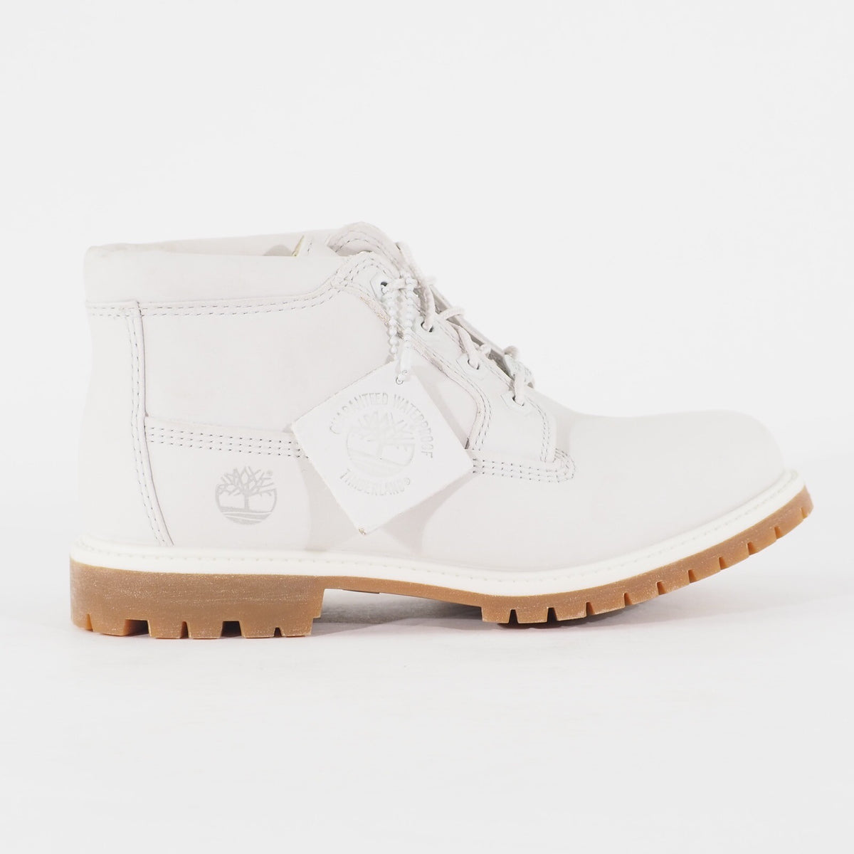 Womens Timberland Nellie Chukka Vaporgous  A1HFY Cream Leather Walking Boots