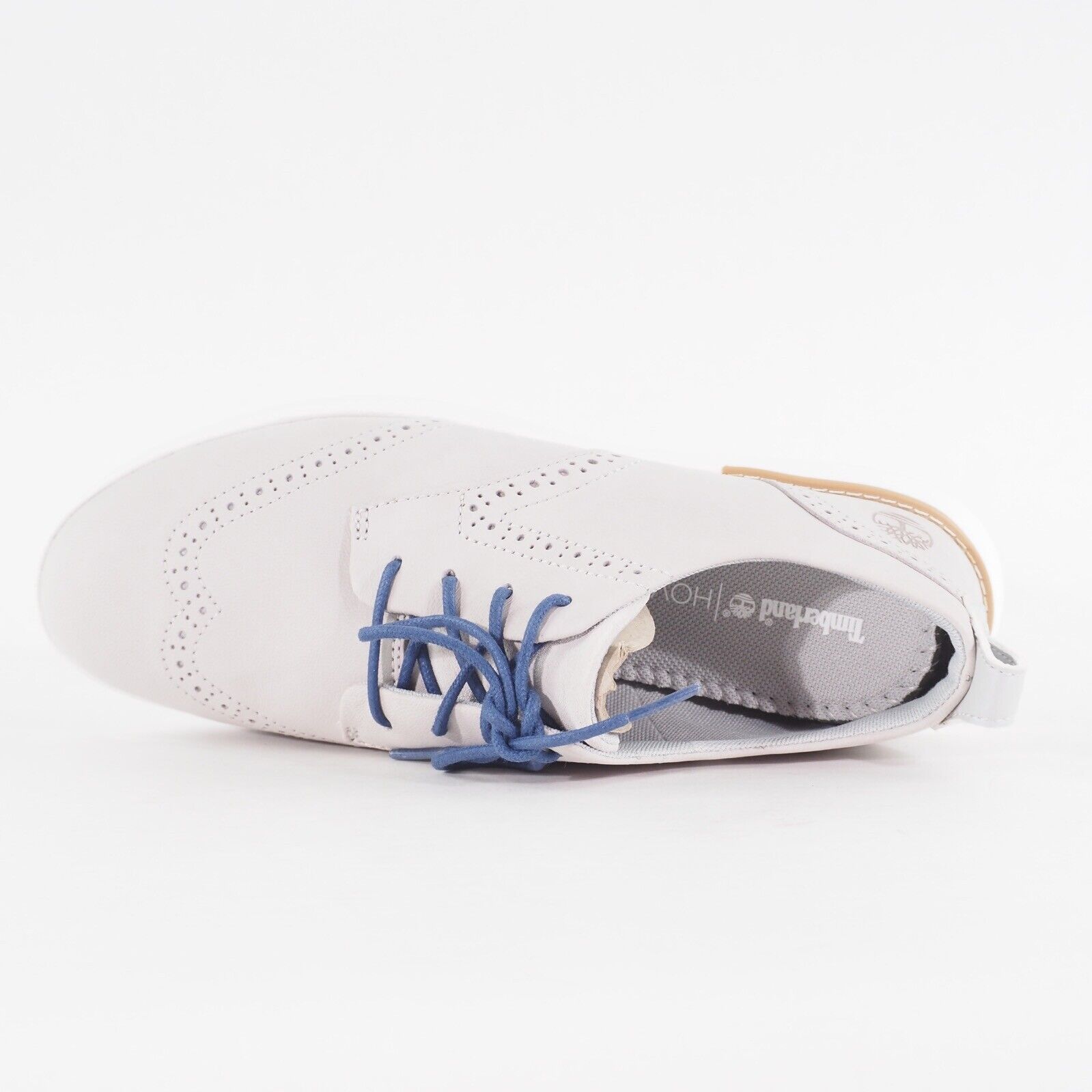 Womens Timberland Bradenton Oxford A25VA Light Grey Nubuck Leather Casual Shoes