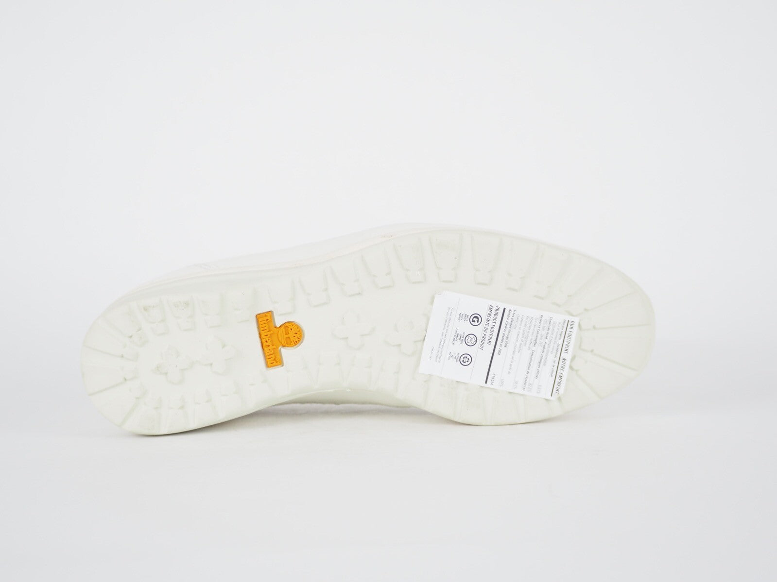 Womens Timberland Killington Park 14642 Off White Leather Fabric Laced Trainers