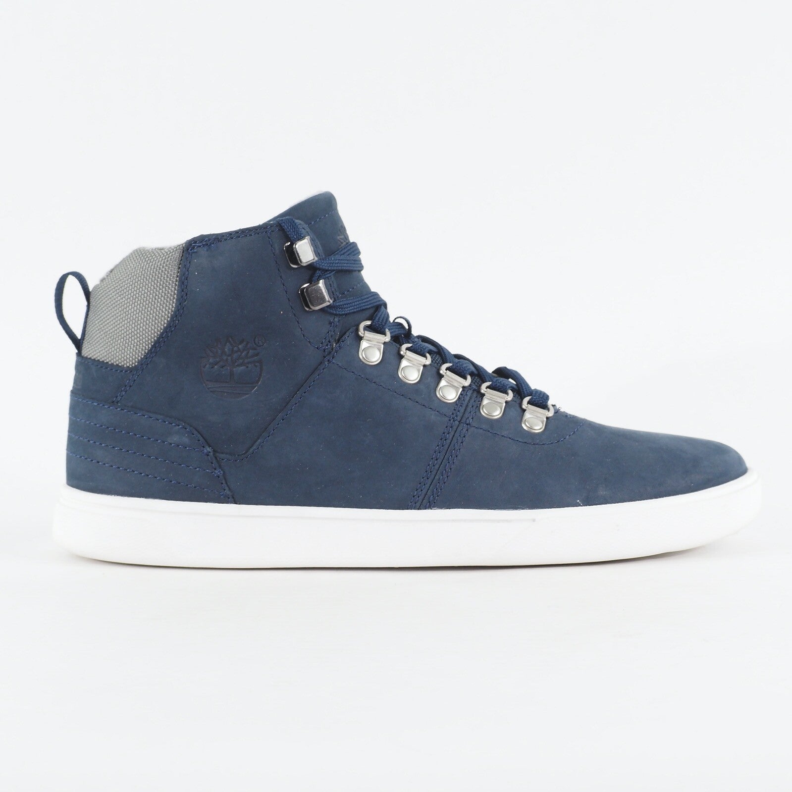 Mens Timberland Groveton Hiker A113Y Navy Blue Lace Up Walking Casual Boots 