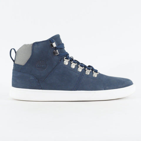 Mens Timberland Groveton Hiker A113Y Navy Blue Lace Up Walking Casual Boots 