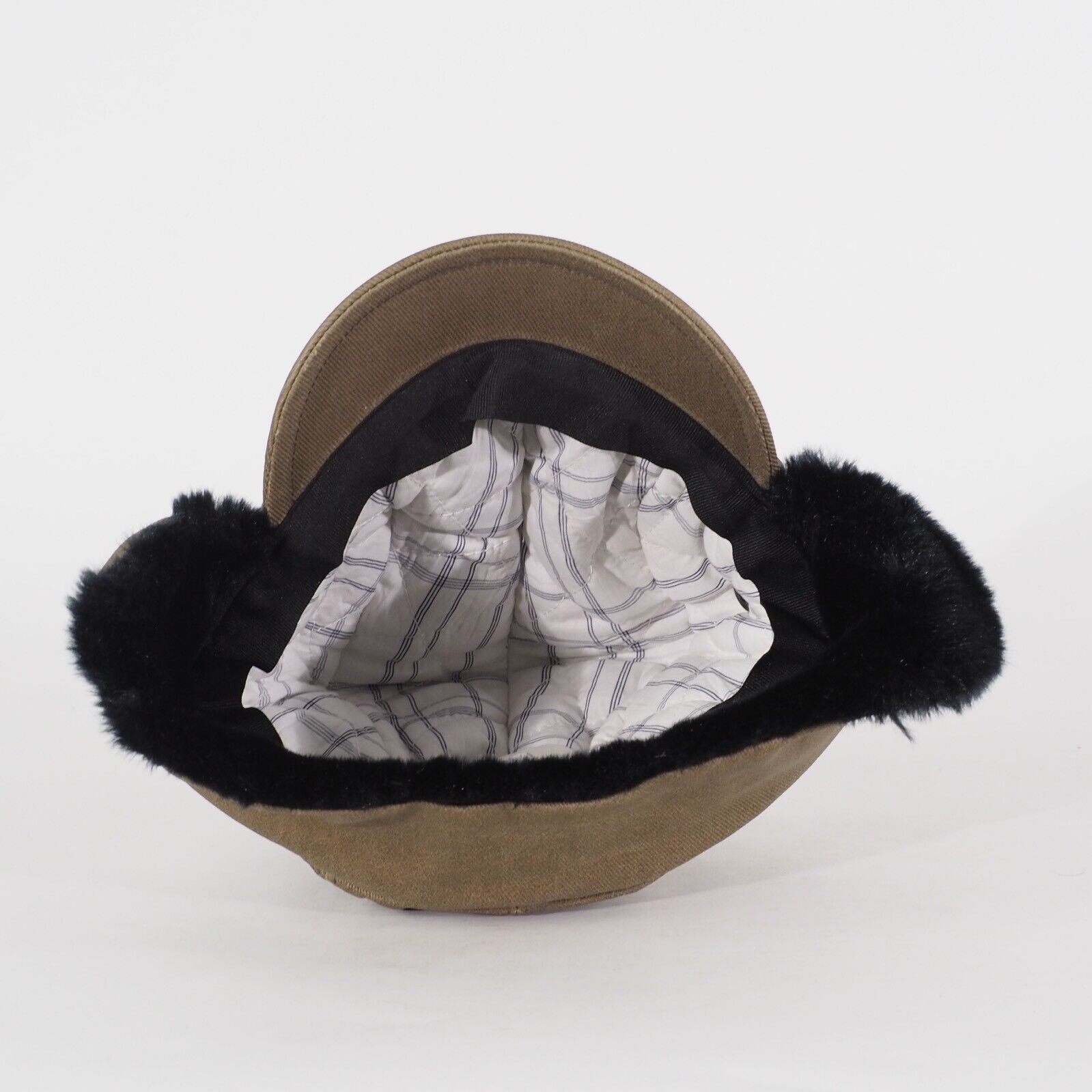 Adults Ben Sherman Plectrum Cotton Khaki Winter Casual Over The Ears Hat 