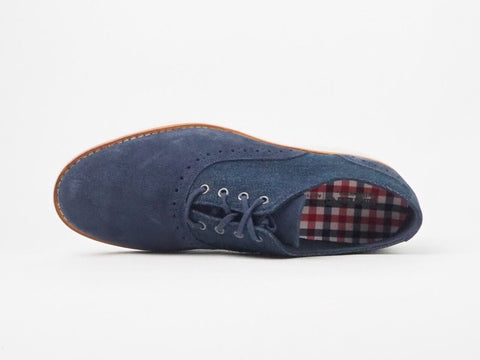Mens Timberland Stormbuck Lite Brogue 9145B Navy Suede Fabric Lace Up Shoes   