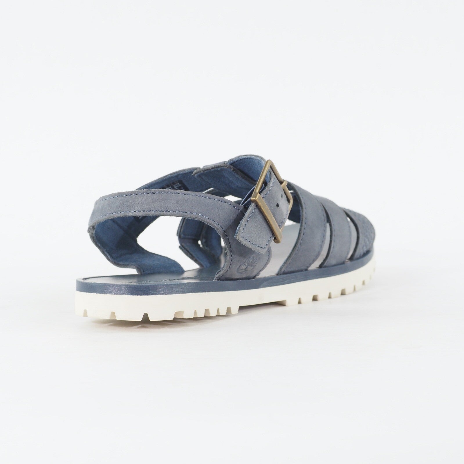 Womens Timberland Knowlwood A146Y Dark Blue Leather Buckle Strap Casual Sandals