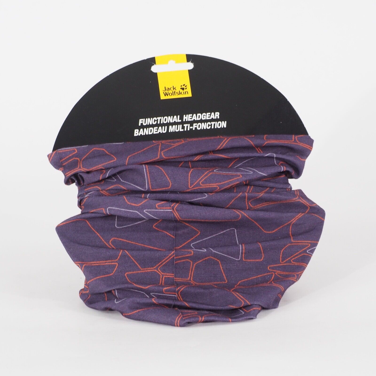 Adults Jack Wolfskin Headgear Red Casual Outdoor Multi-Functional Headband