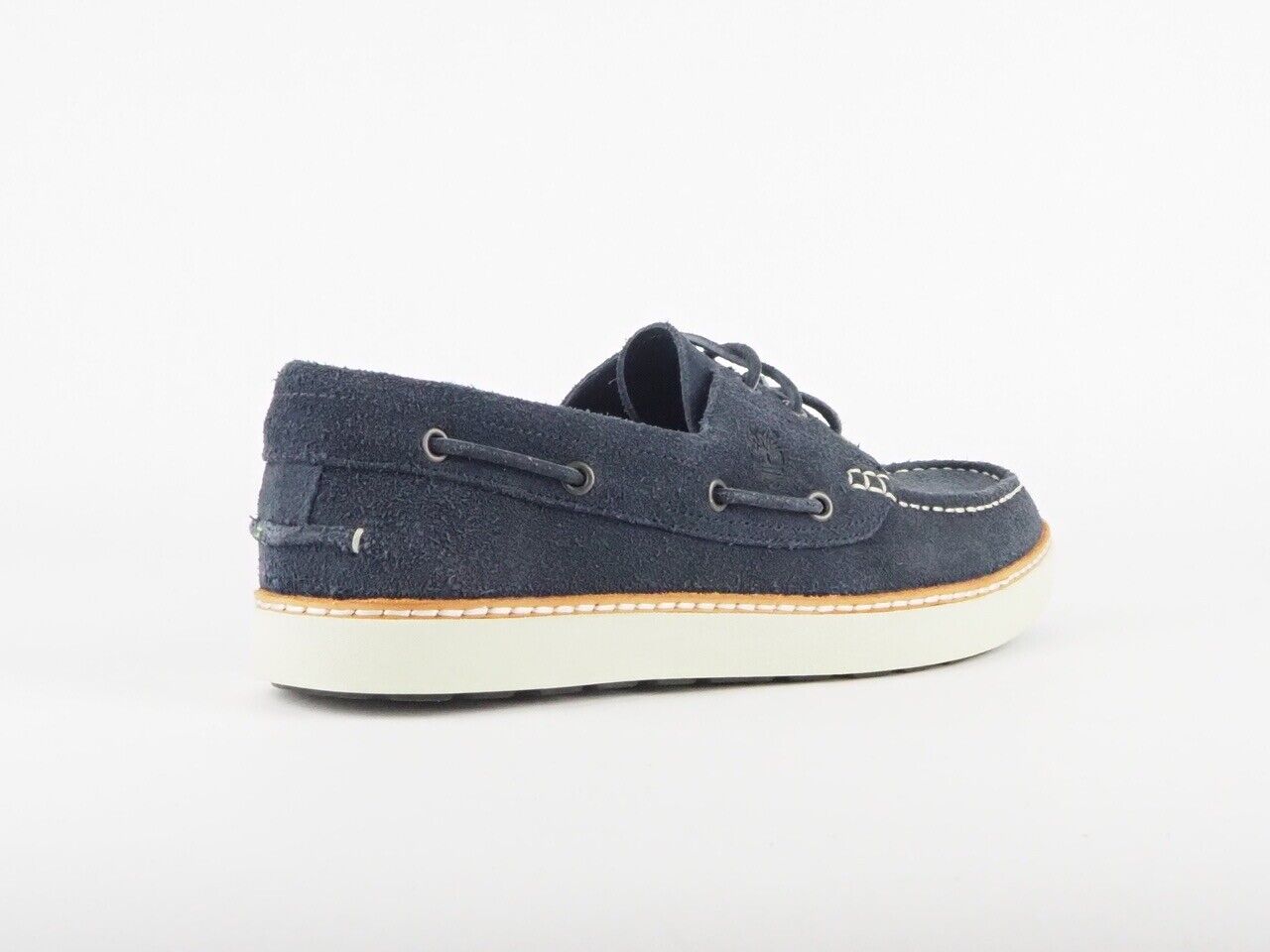 Mens Timberland Earthkeeper Hudston 9300B Navy Leather Lace Up Boat Shoes