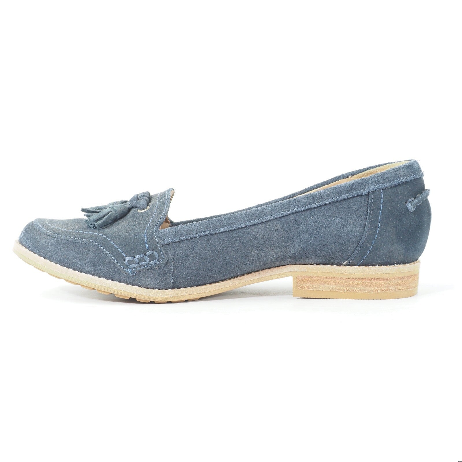 Womens Timberland Thayer RFD 8150R Navy Leather Slip On Casual Shoes