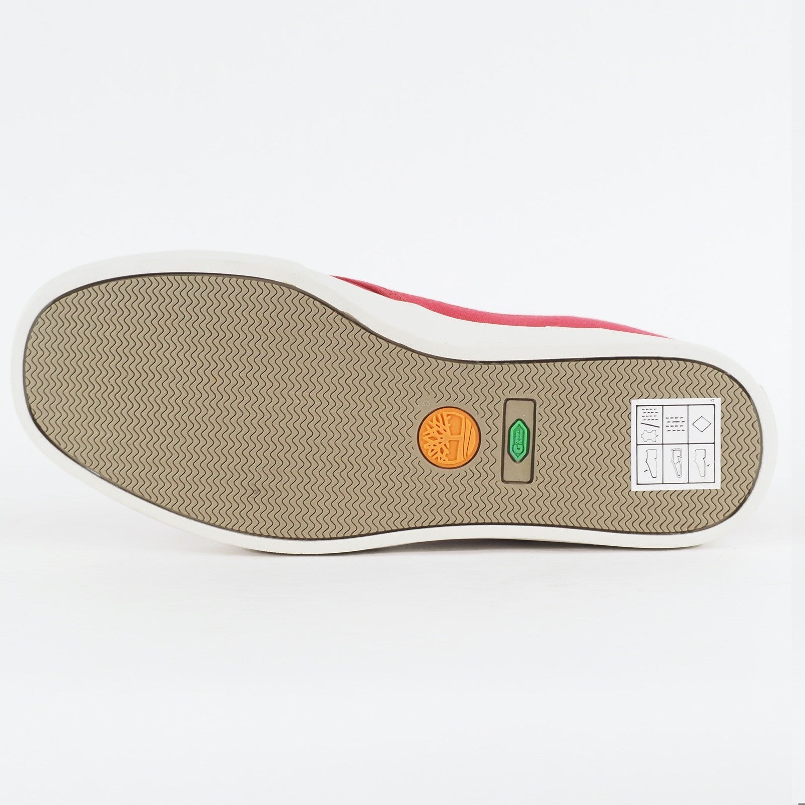 Mens Timberland EK 20 Cupsole Chukka 5065R Red Canvas Lace High Top Casual Boots