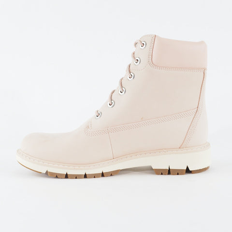 Womens Timberland Lucia Way 6inch A22Q2 Pink Leather Waterproof Ankle Boots