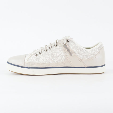 Womens Timberland Deering Ox 24678 White Floral Canvas / Leather Casual Shoes