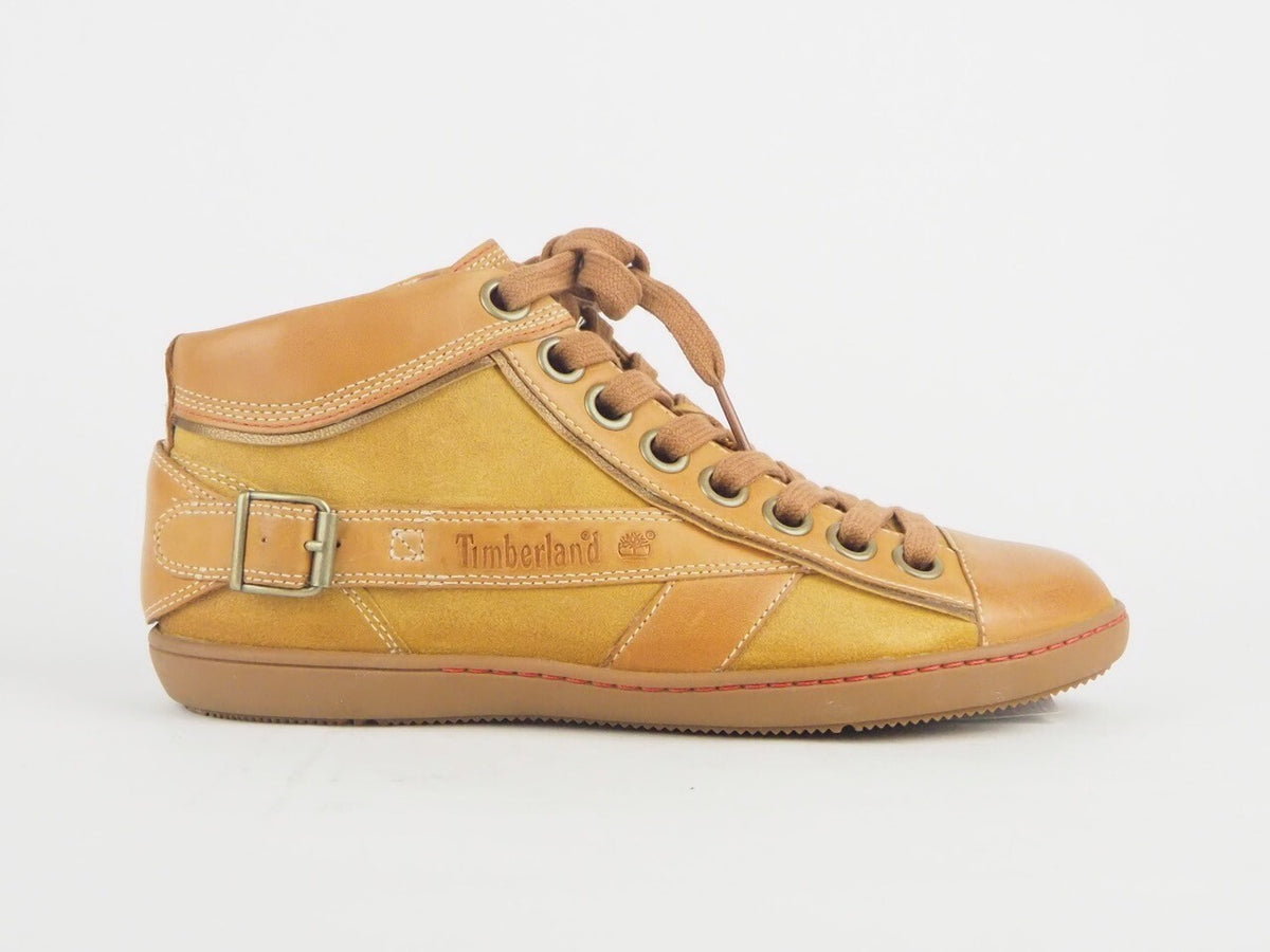 Womens Timberland Castle Buckle Chukka 21623 Tan Leather Trainers