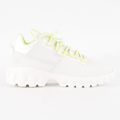 Womens Timberland TBL Edge A2G6N White Nubuck Leather Low Top Casual Trainers