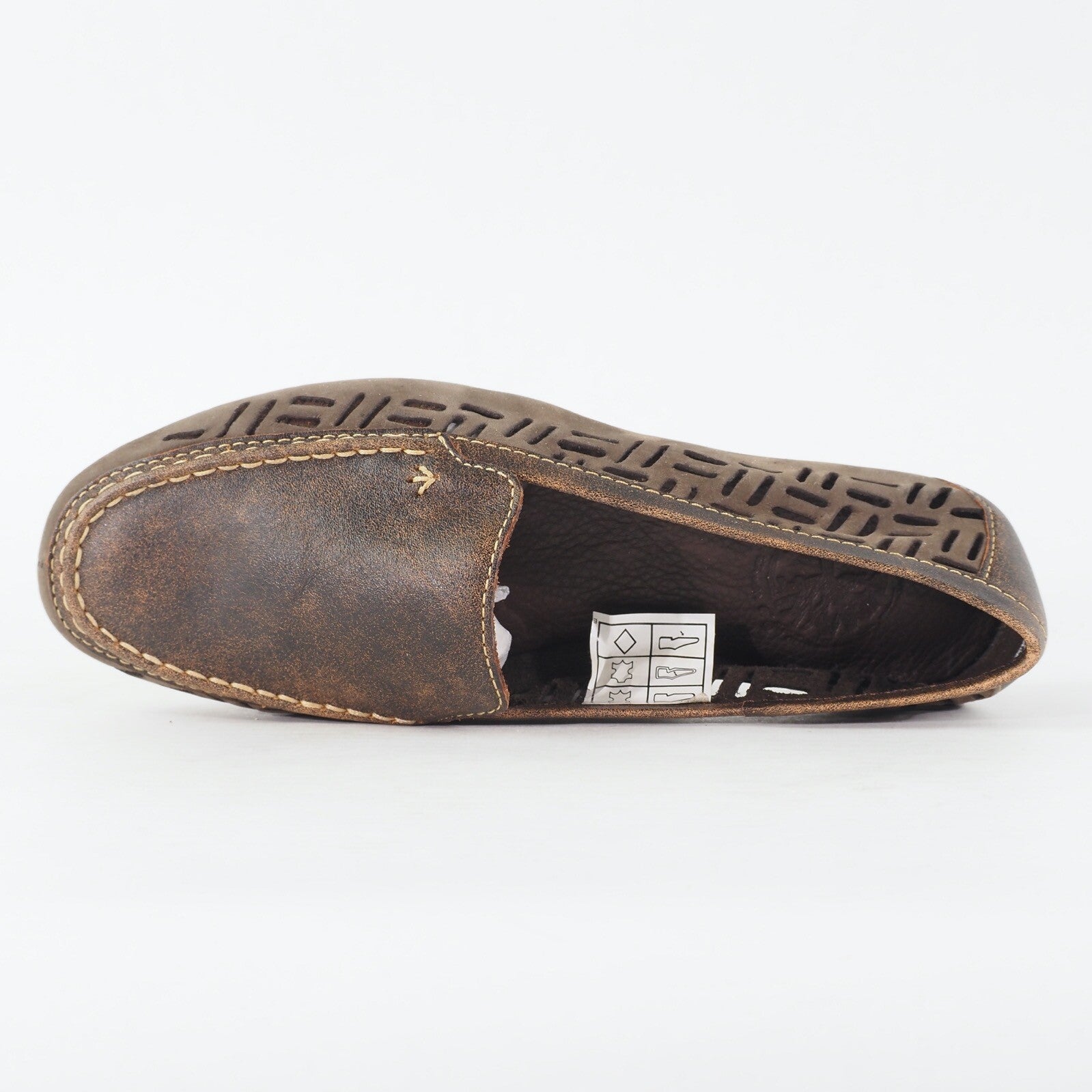 Womens Timberland Maluti 64364 Dark Brown Leather Slip On Casual Loafer Shoes