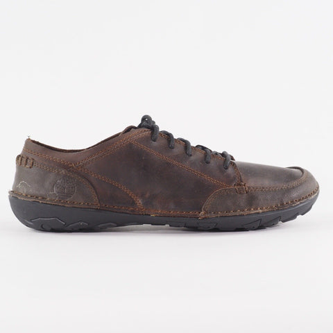 Mens Timberland  EK Drumlnhil 5552A Brown Leather Lace Up Casual walking Shoes 