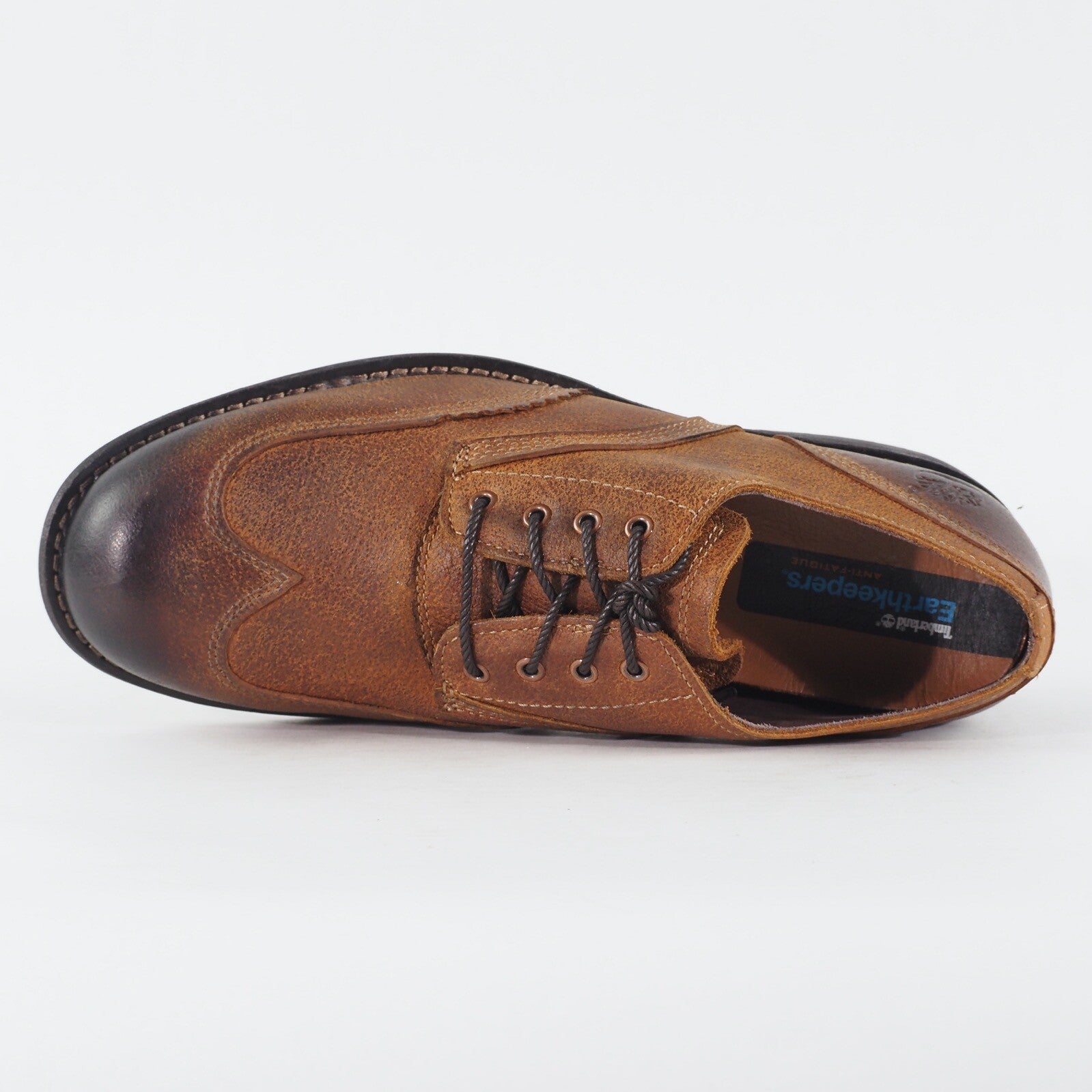 Mens Timberland EK City Premium Ox 5367R Medium Brown Leather Lace Formal Shoes