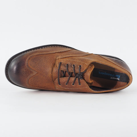 Mens Timberland EK City Premium Ox 5367R Medium Brown Leather Lace Formal Shoes