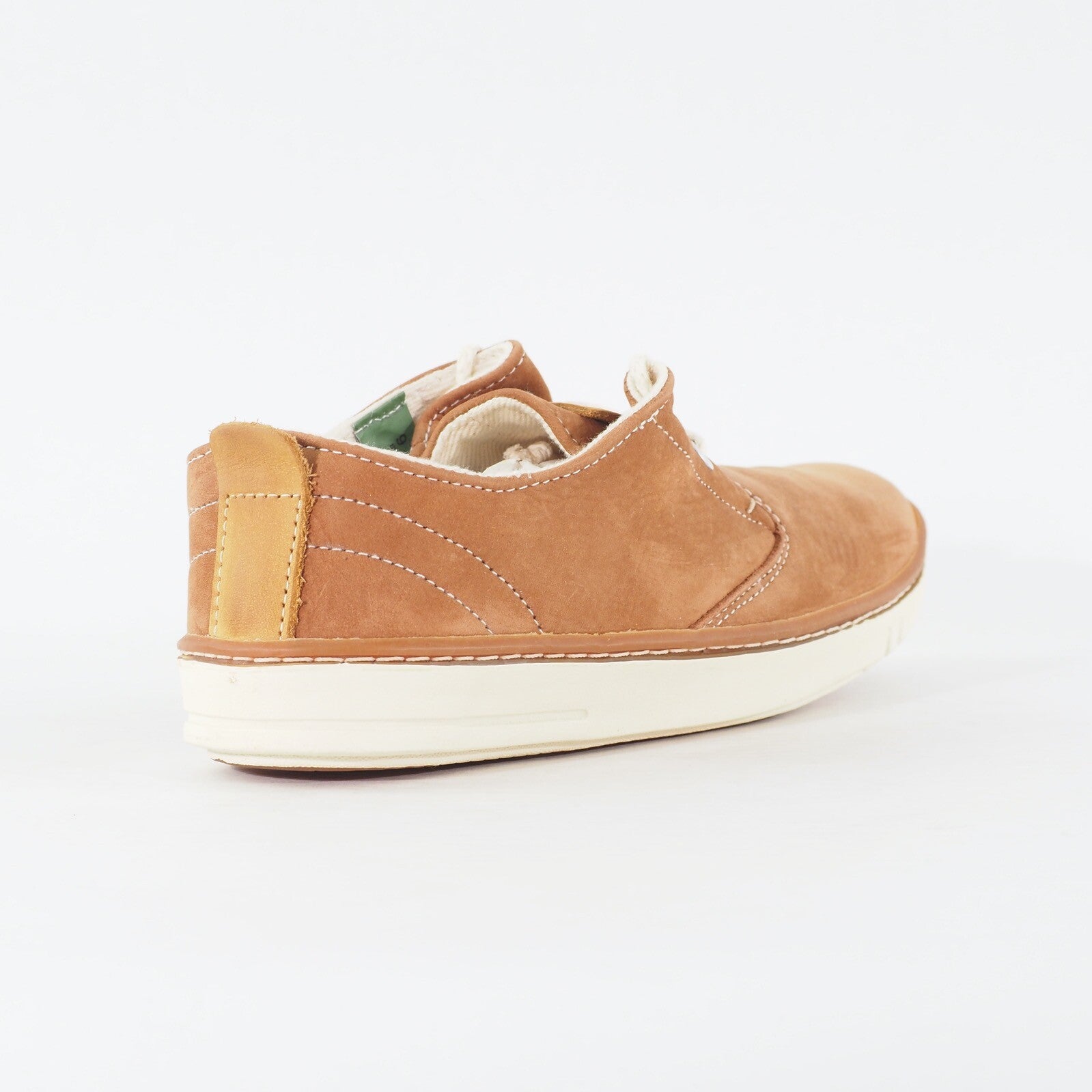 Womens Timberland EK Hookset 8637R Medium Brown Leather Lace Up Casual Shoes