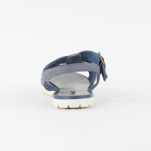 Womens Timberland Knowlwood A146Y Dark Blue Leather Buckle Strap Casual Sandals