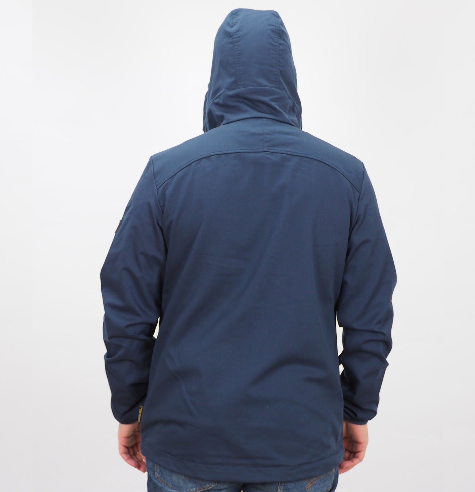 Mens Jack Wolfskin Manitoba II 1303011 Night Blue Zip Up Light Casual Jacket