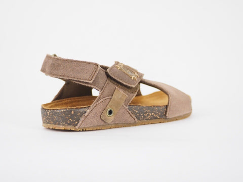Unisex Timberland Stnybrk 4273R Brown Leather Casual Summer Kids Walking Sandals