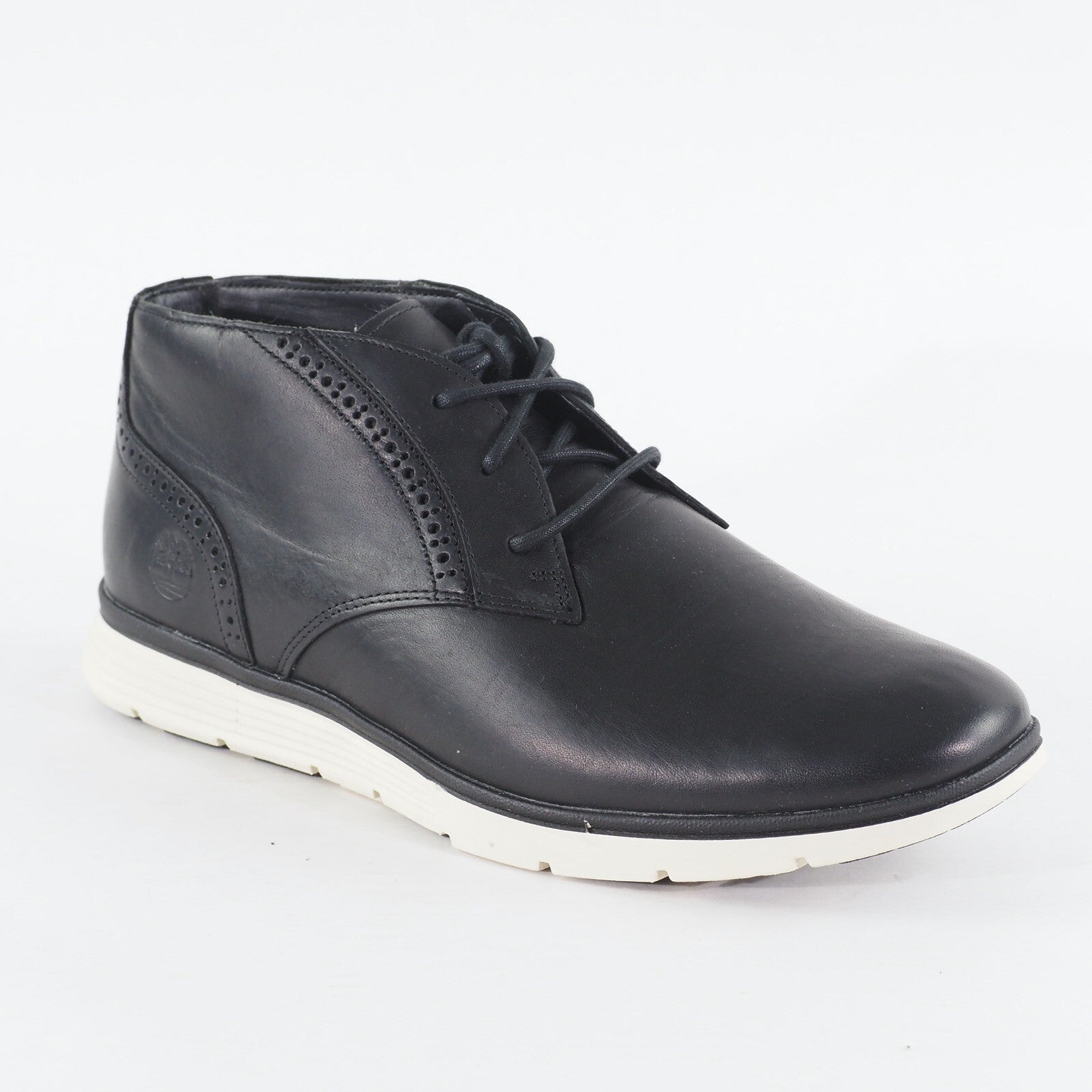Mens Timberland Franklin Park Chukka A1L7H Black Leather Lace Up Casual Boots