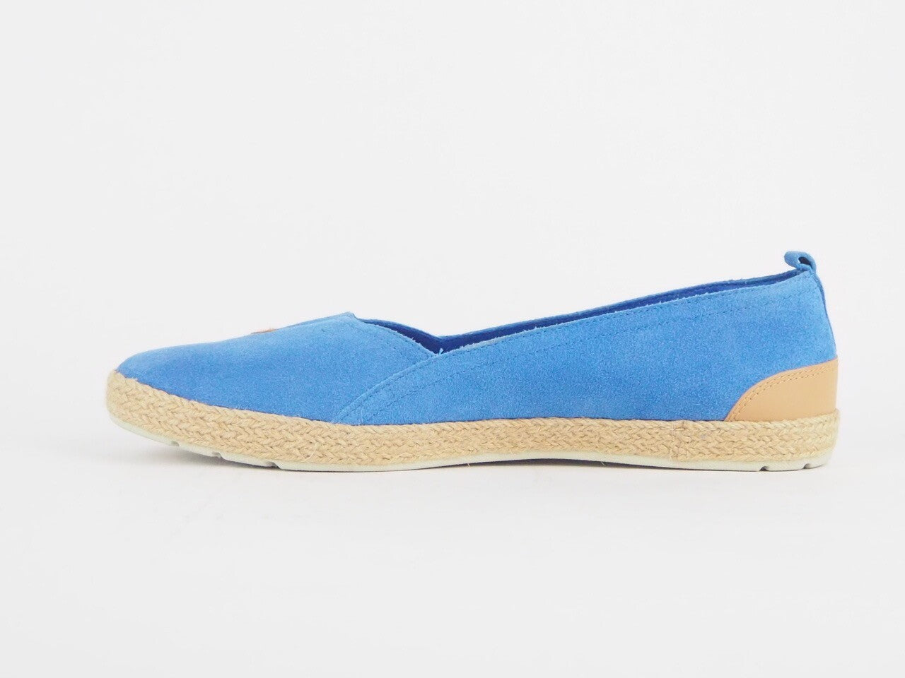 Womens Timberland Earthkeepers Casco Bay 8840R Blue Leather Slip On Canvas Shoes