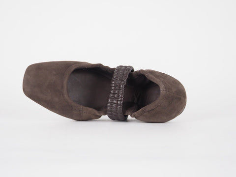 Womens Timberland Sulima MaryJane 65313 Dark Brown Leather ballerin Ballet Flats