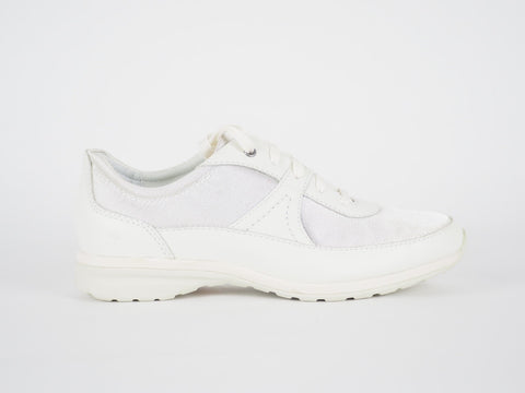 Womens Timberland Killington Park 14642 Off White Leather Fabric Laced Trainers