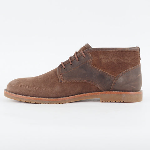 Mens Timberland Brooklyn Park A1624 Dark Brown Leather Lace Up Formal Boots