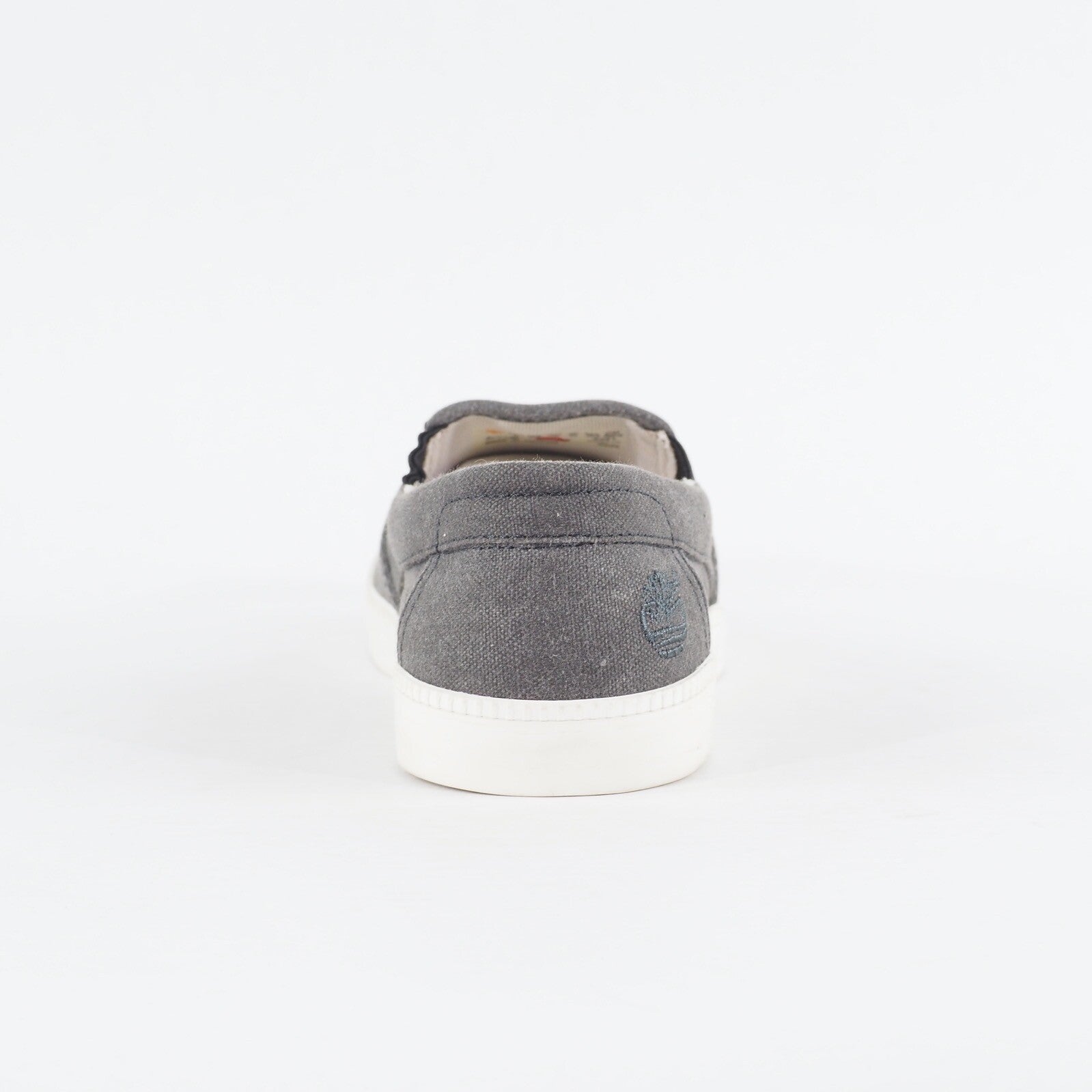 Mens Timberland Newport Bay A18IS Medium Grey Slip On Canvas Casual Shoes