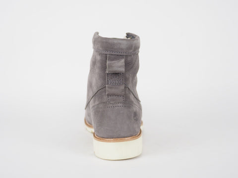 Womens Timberland Bramhall A11K1 Grey Leather Lace Up Casual Warm Chukka Boots