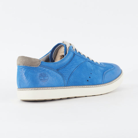 Mens Timberland EK Hudston Ox 5321A Medium Blue Leather Lace Up Low Casual Shoes
