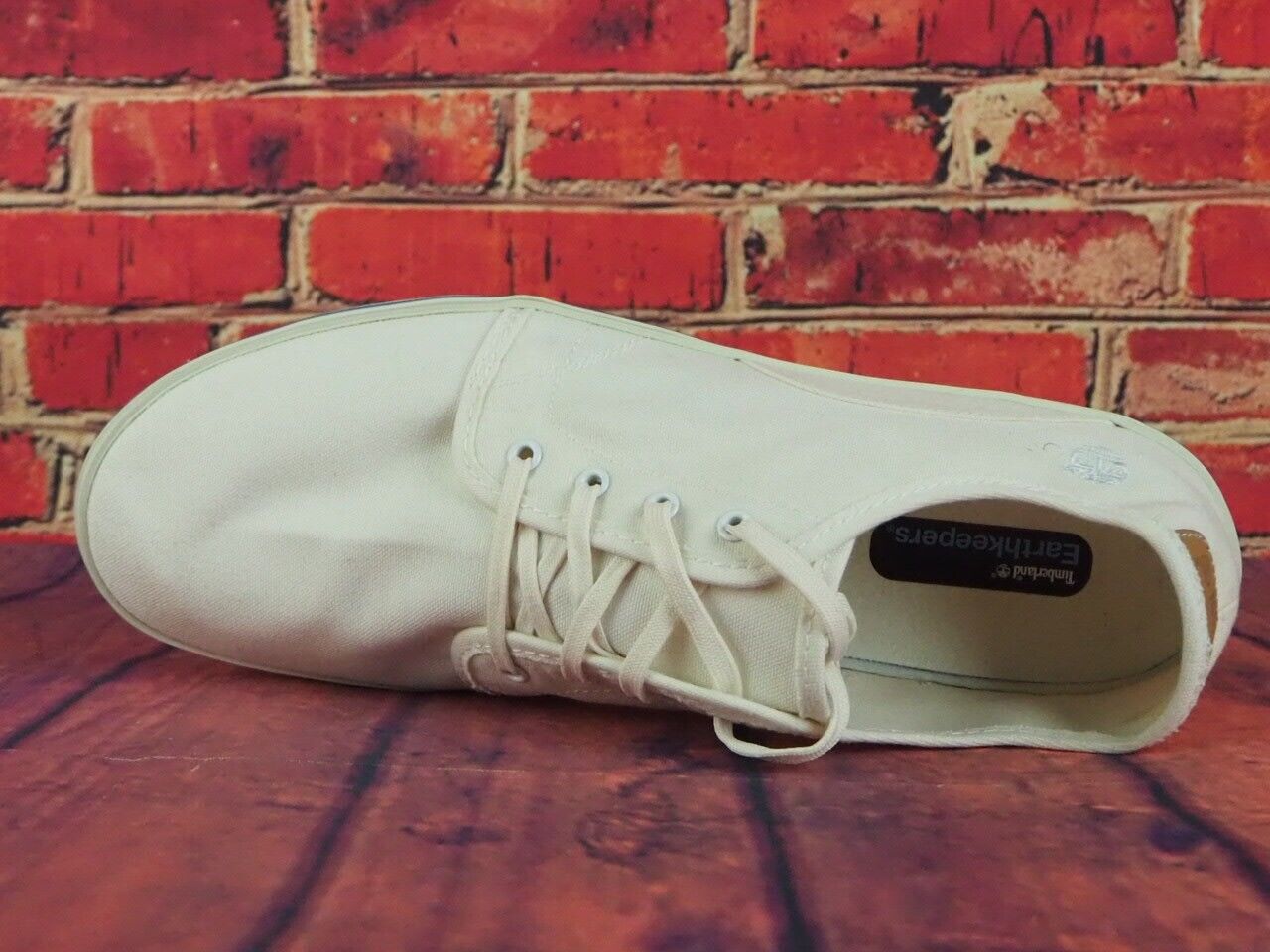 Mens Timberland Earthkeepers Cascobay OX 5644R  White Canvas Casual Trainers