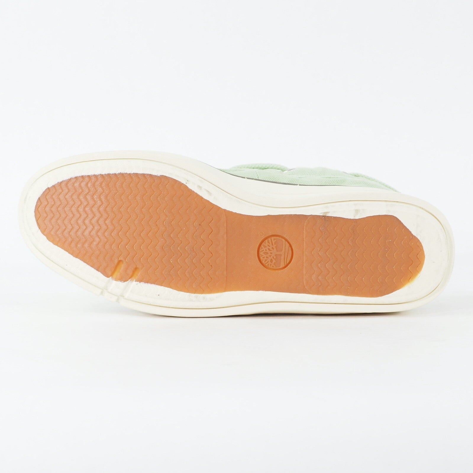 Mens Timberland Hookset A15HI Smoke Green Canvas Lace Up Casual Boat Shoes