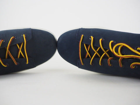 Mens Timberland Court Side Oxford A1GJ2 Navy Leather Lace Up Trainers