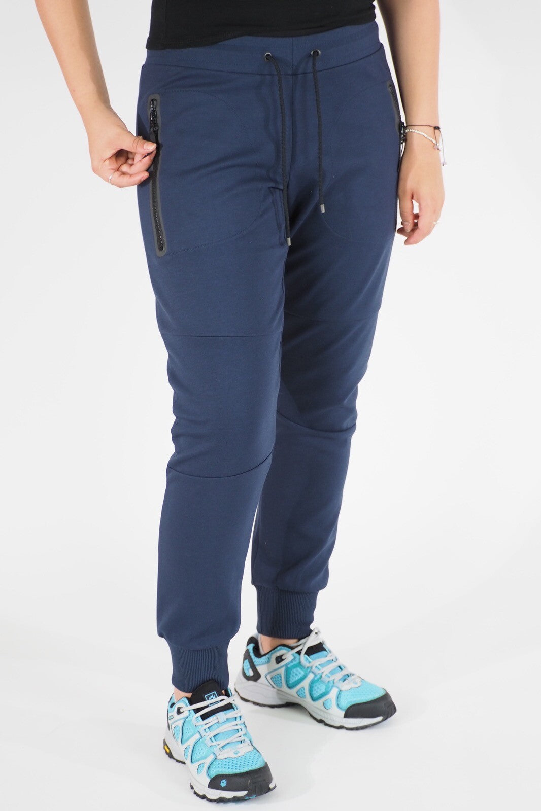 Womens Jack Wolfskin Tech 1505001 Midnight Blue Stays Fresh Outdoor Joggers