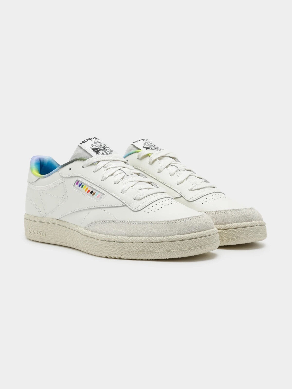 Unisex Reebok Club C 85 Leather Cream ID9425 Casual Walking Lace Up Trainers