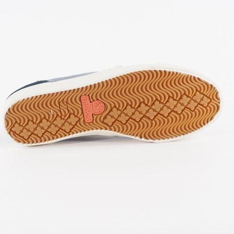 Mens Timberland Canvas 2 Eye 9825A Blue Canvas Lace Up Casual Walking Shoes