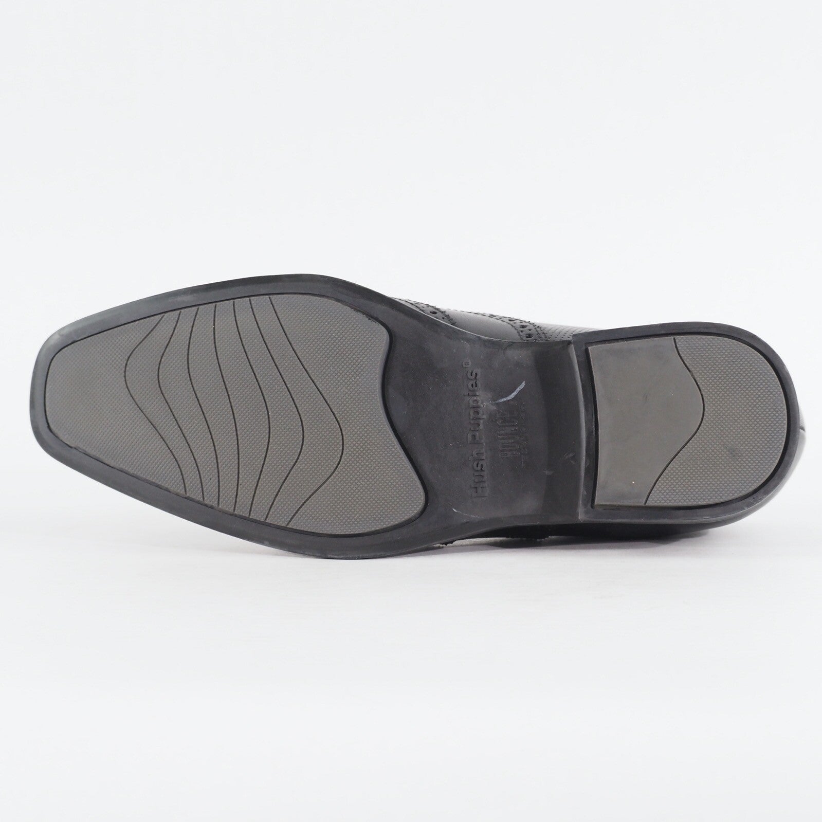 Mens Hush Puppies Griffin Maddow HM01239-001 Black Leather Lace Up Formal Shoes